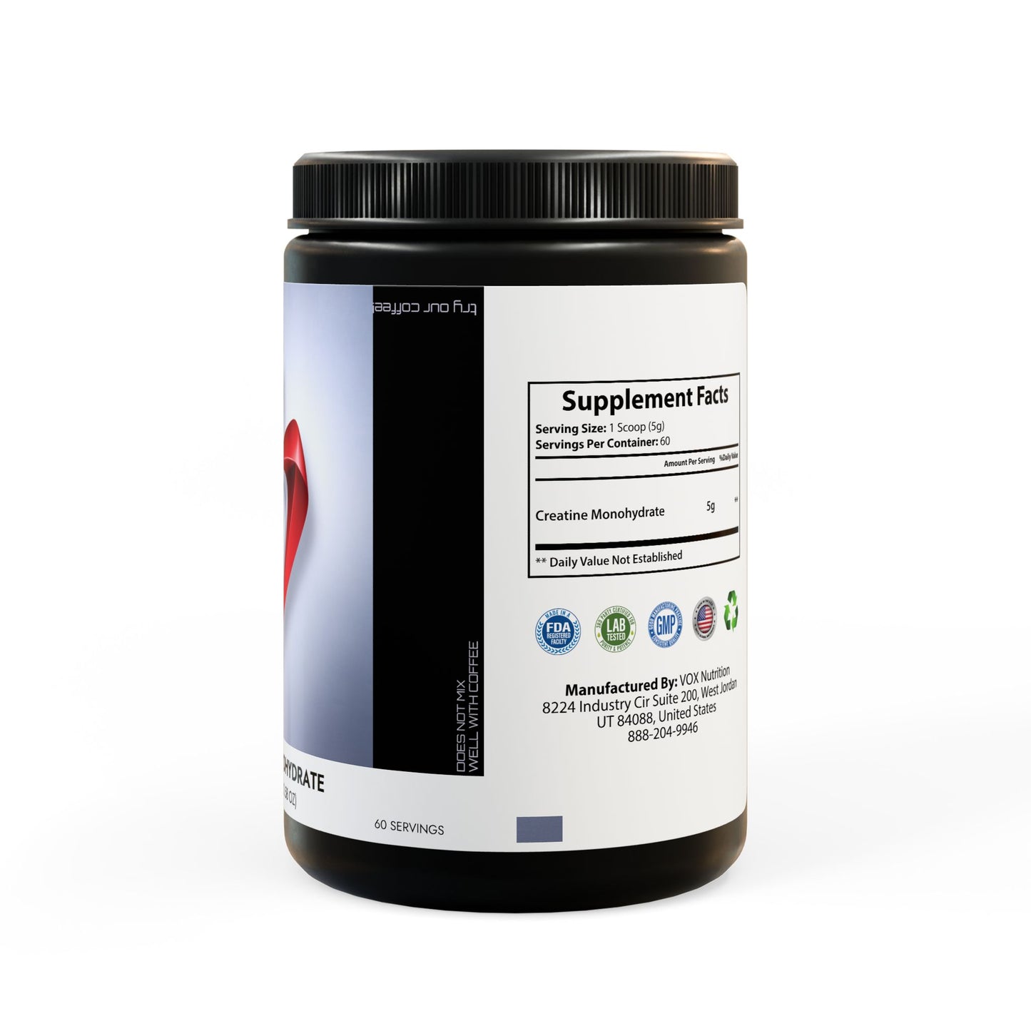 Creatine Monohydrate Supplement (300g, 10.58oz)