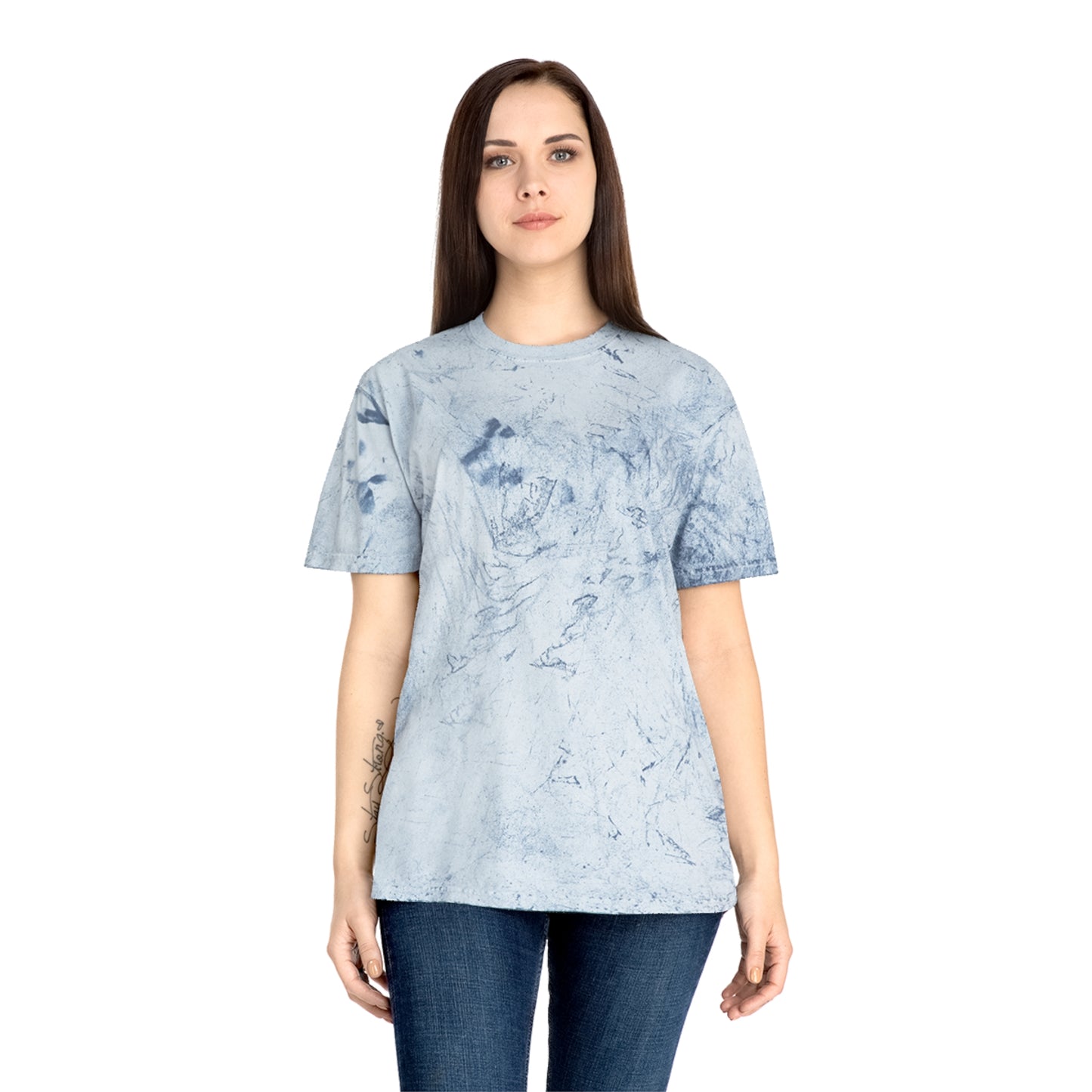 Vibrant Unisex T-Shirt - Spacegirl Industries, Colorful Tie-Dye Tee, Casual Summer Style, Birthday Gift, Unique Graphic Tee
