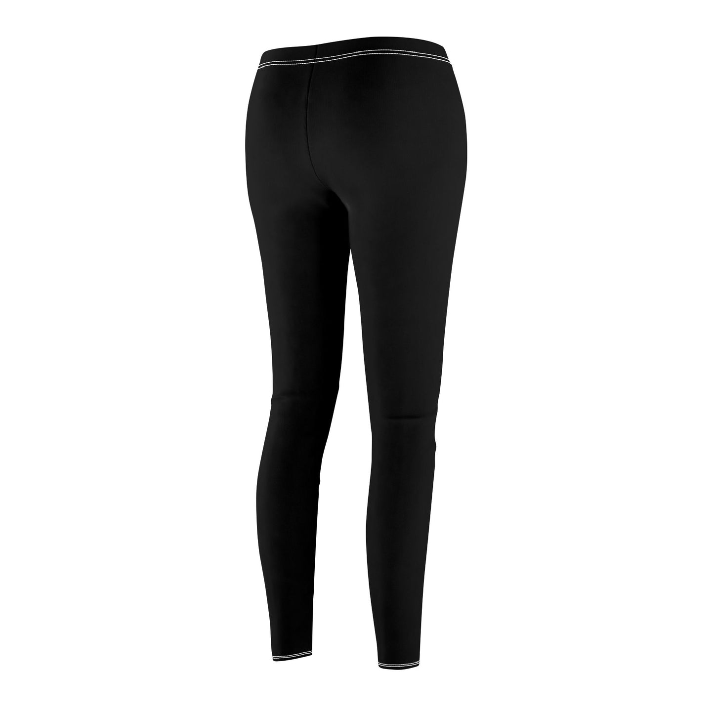 Everyday Black Women's Casual AOP Leggings - Everyday Wear, Yoga, Fitness, Lounge, Gift for Her