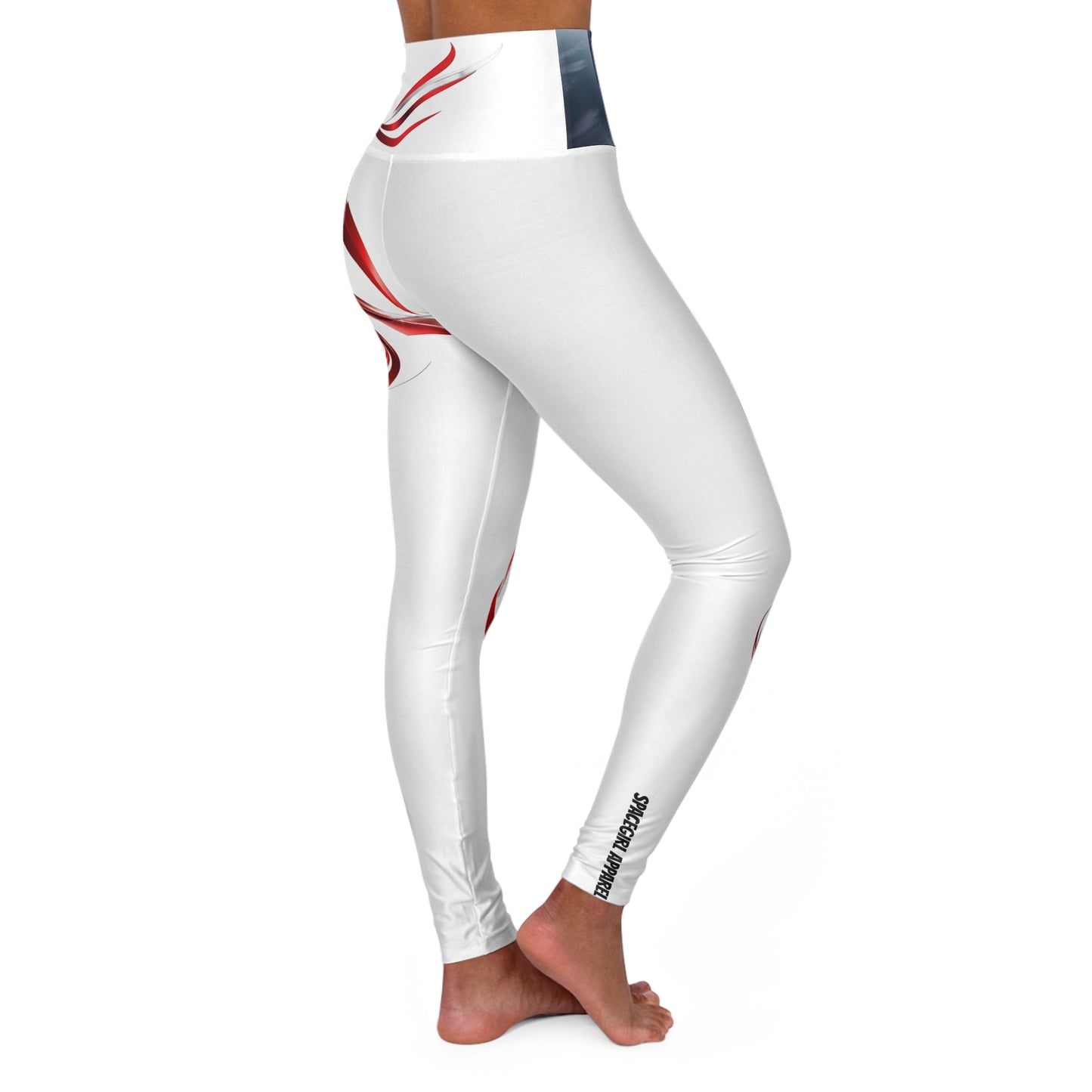 Foreign Environments High Waisted Yoga Leggings,