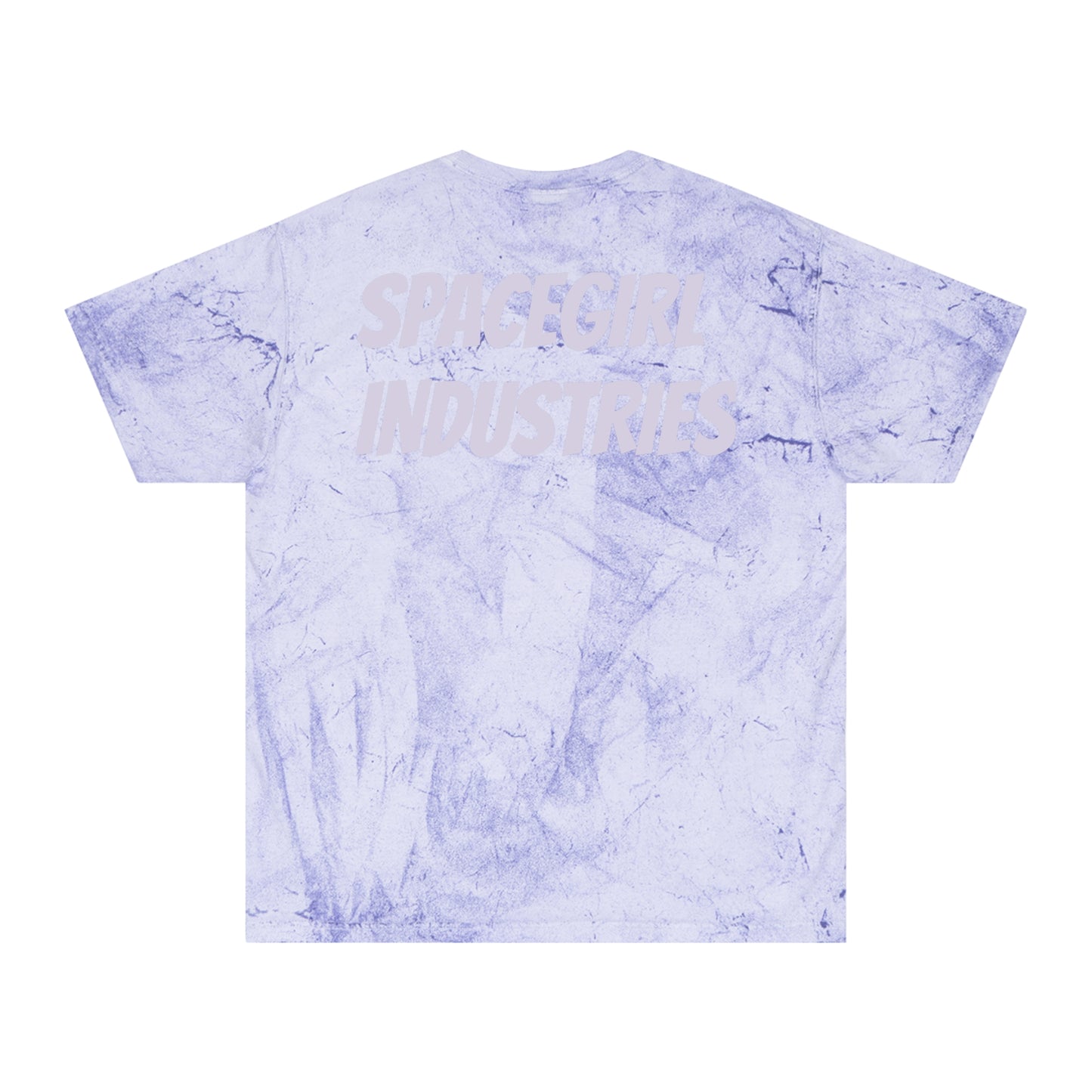 Vibrant Unisex T-Shirt - Spacegirl Industries, Colorful Tie-Dye Tee, Casual Summer Style, Birthday Gift, Unique Graphic Tee