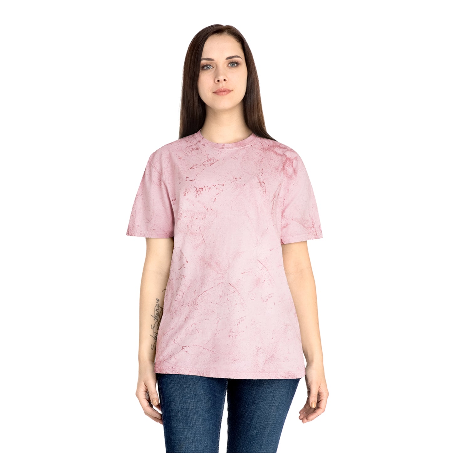 Vibrant Unisex T-Shirt - Spacegirl Industries, Colorful Tie-Dye Tee, Casual Summer Style, Birthday Gift, Unique Graphic Tee