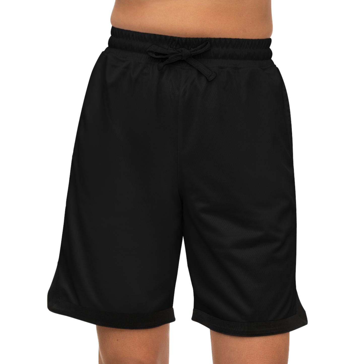Everyday Black Basketball Rib Shorts - Stylish Athletic Wear for Sports Lovers, Gym Short, Activewear, Summer Essential, Birthday Gift