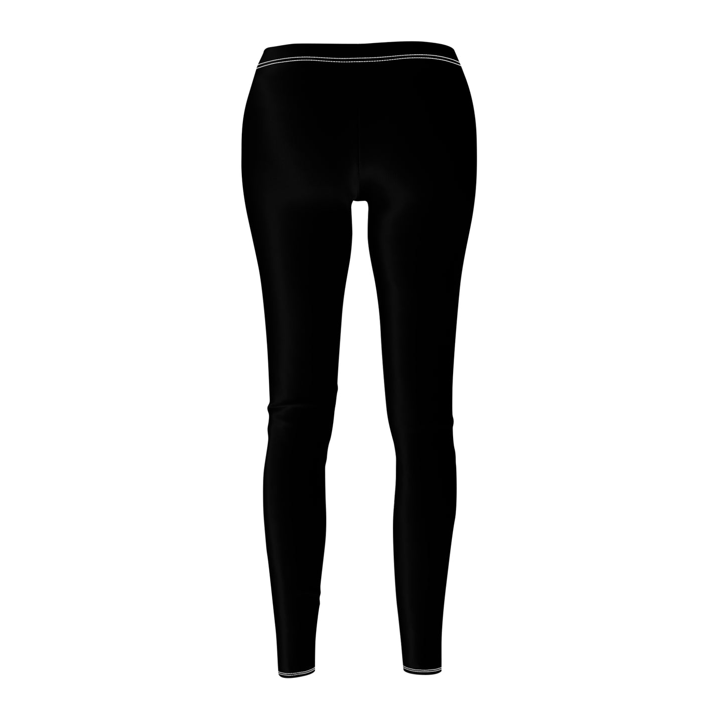 Everyday Black Womens Casual Leggings- Stylish Activewear, Fitness Leggings, Everyday Comfort Pants, Yoga & Lounge Wear