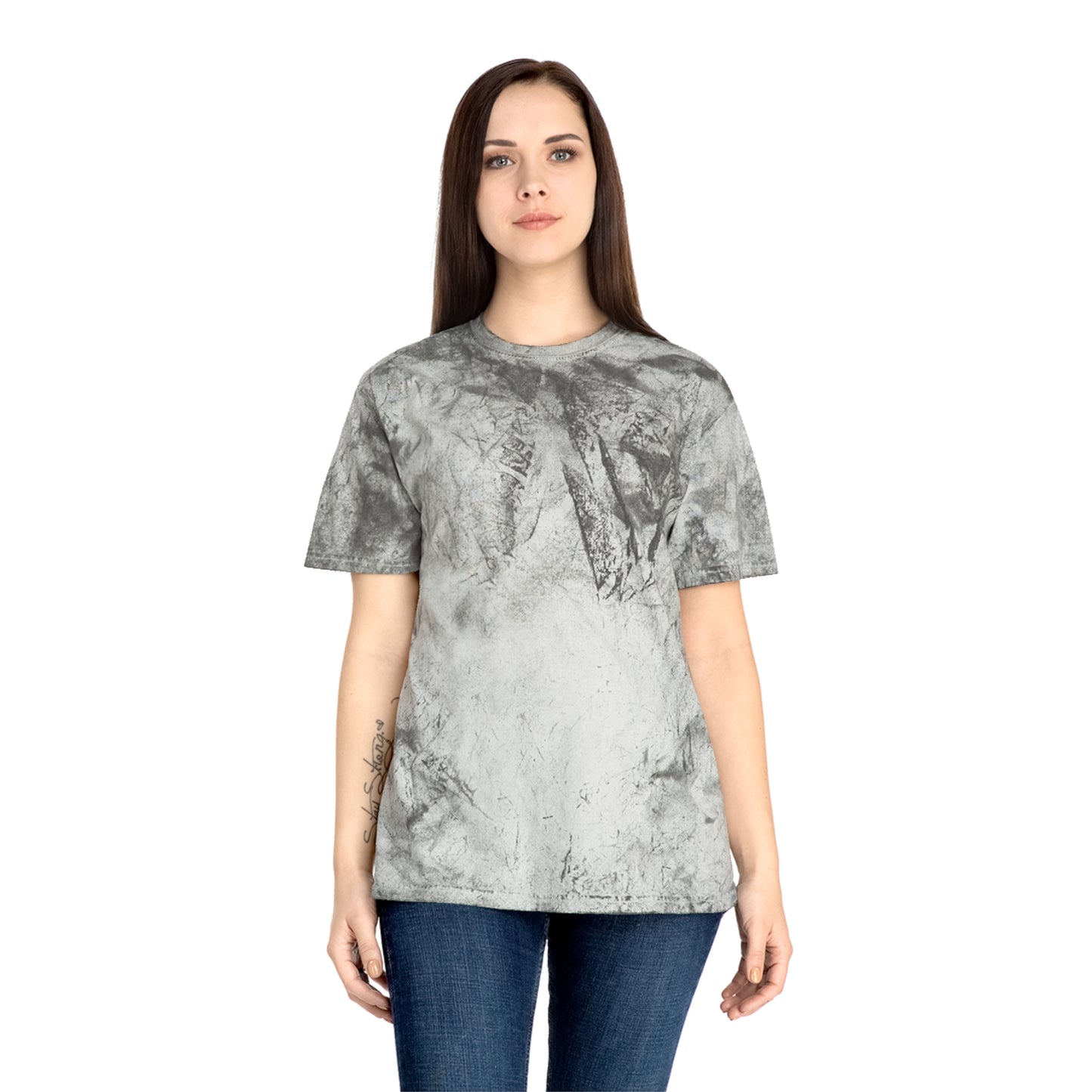 Vibrant Unisex T-Shirt - Spacegirl Industries, Colorful Tie-Dye Tee, Casual Summer Style, Birthday Gift, Unique Graphic Tee