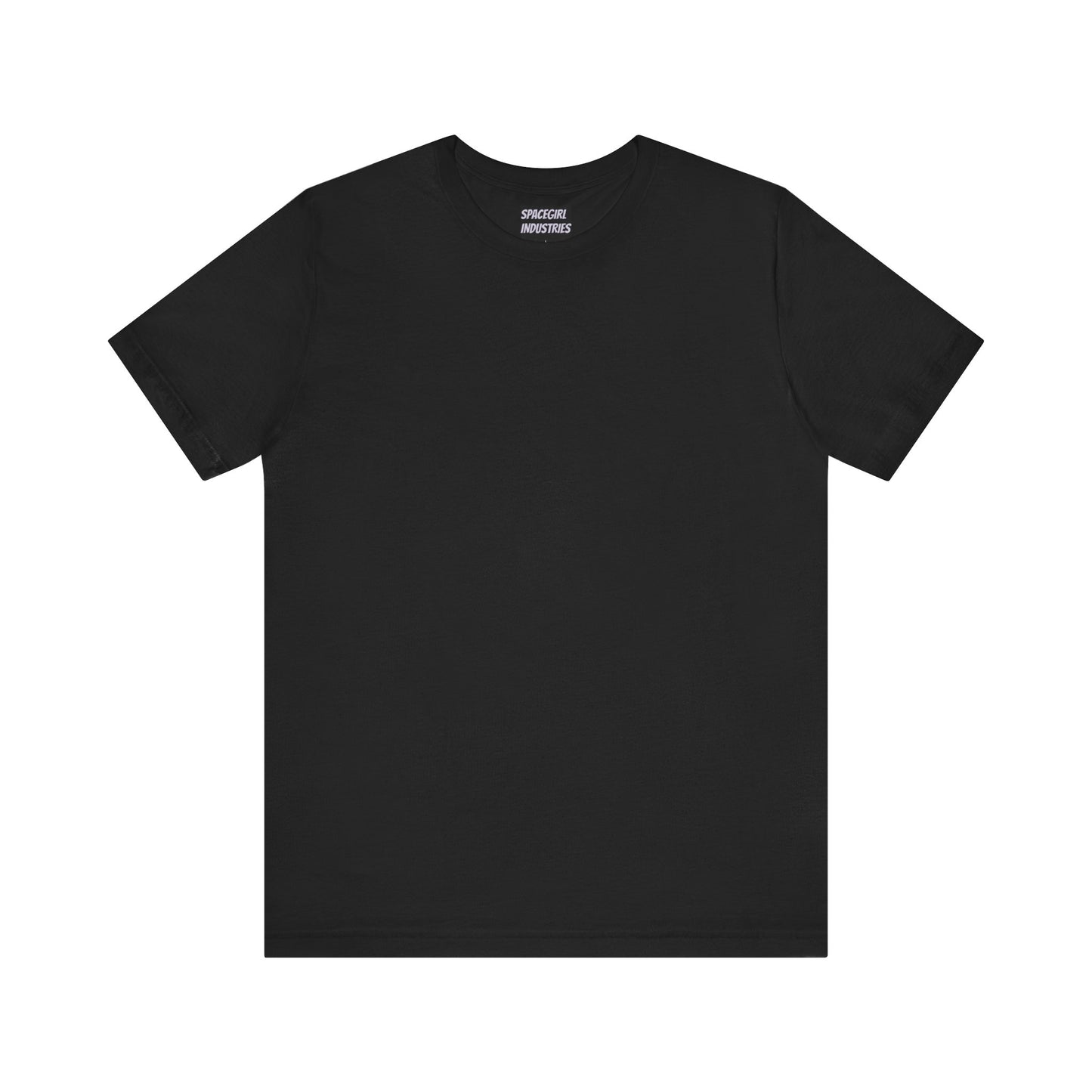 Everyday Black Unisex Jersey Short Sleeve Tee with Custom Design, Comfortable Casual Wear, Gift for Friends, Birthday Party Apparel, Everyday Basics