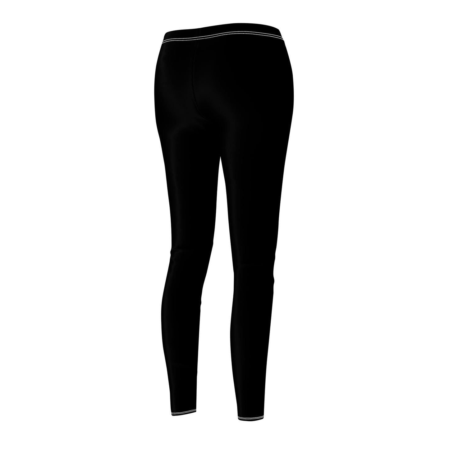 Everyday Black Womens Casual Leggings- Stylish Activewear, Fitness Leggings, Everyday Comfort Pants, Yoga & Lounge Wear