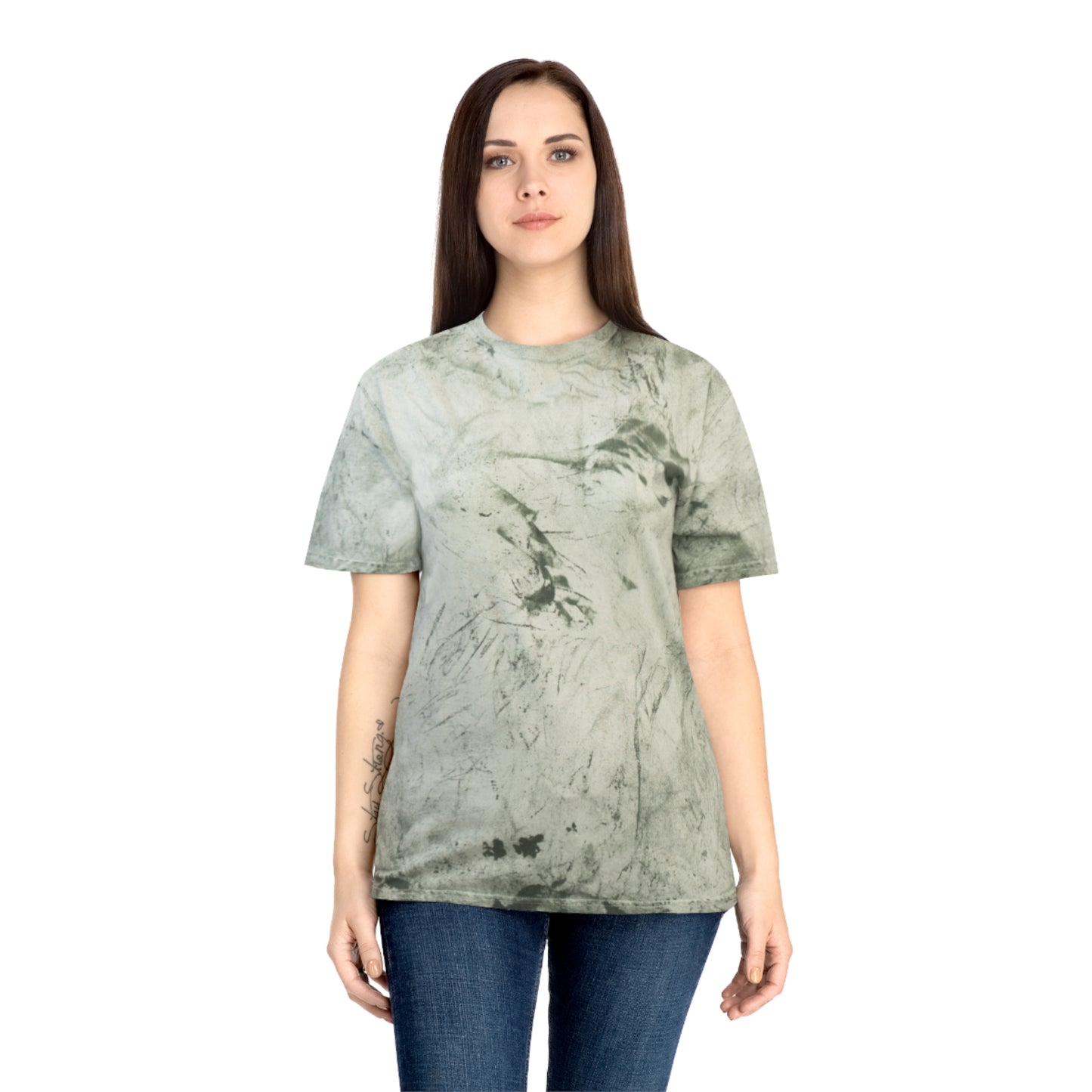 Vibrant Unisex T-Shirt - Spacegirl Industries, Colorful Tie-Dye Tee, Casual Summer Style, Birthday Gift, Unique Graphic Tee
