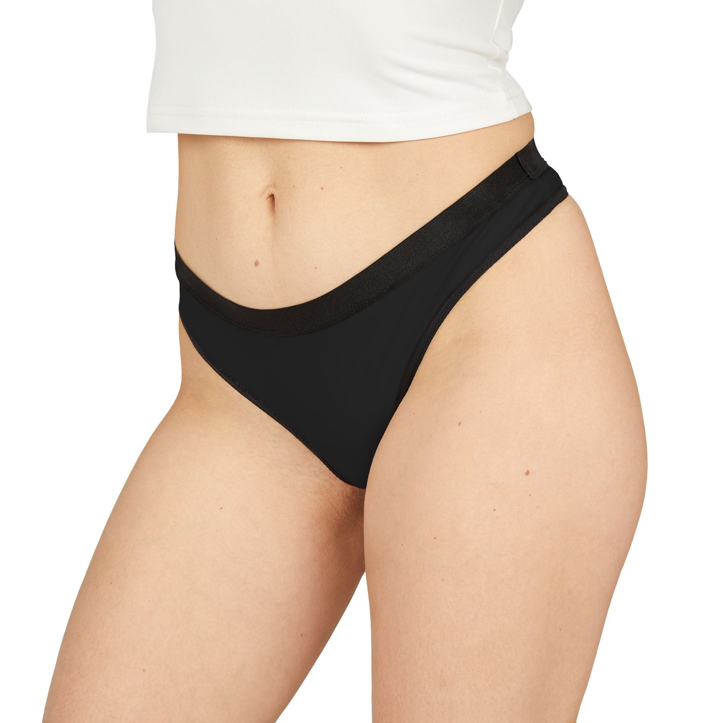 Everyday Black Women's Thong-  Comfortable Underwear, Everyday Essentials, Lingerie Gift, Fashionable Intimates