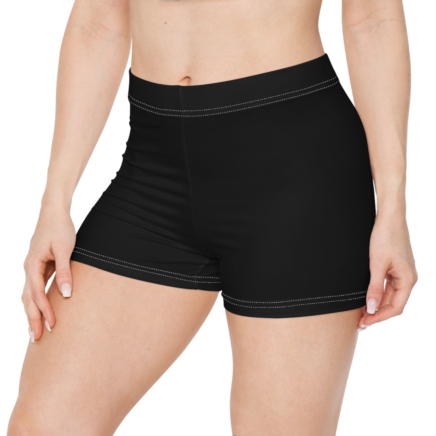 Everyday Black Women's Activewear Shorts, Stylish Summer Bottoms, Gym Wear, Athleisure, Fitness Apparel, Casual Summer Shorts