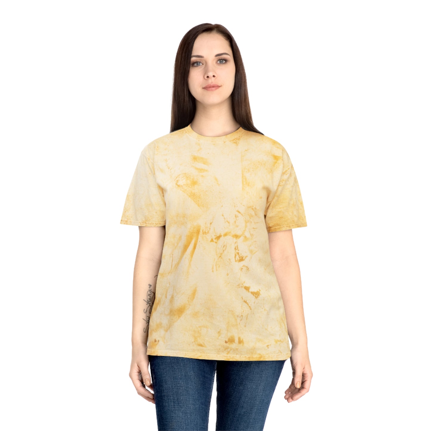Vibrant Unisex T-Shirt - Spacegirl Industries, Colorful Tie-Dye Tee, Casual Summer Style, Birthday Gift, Unique Graphic Tee