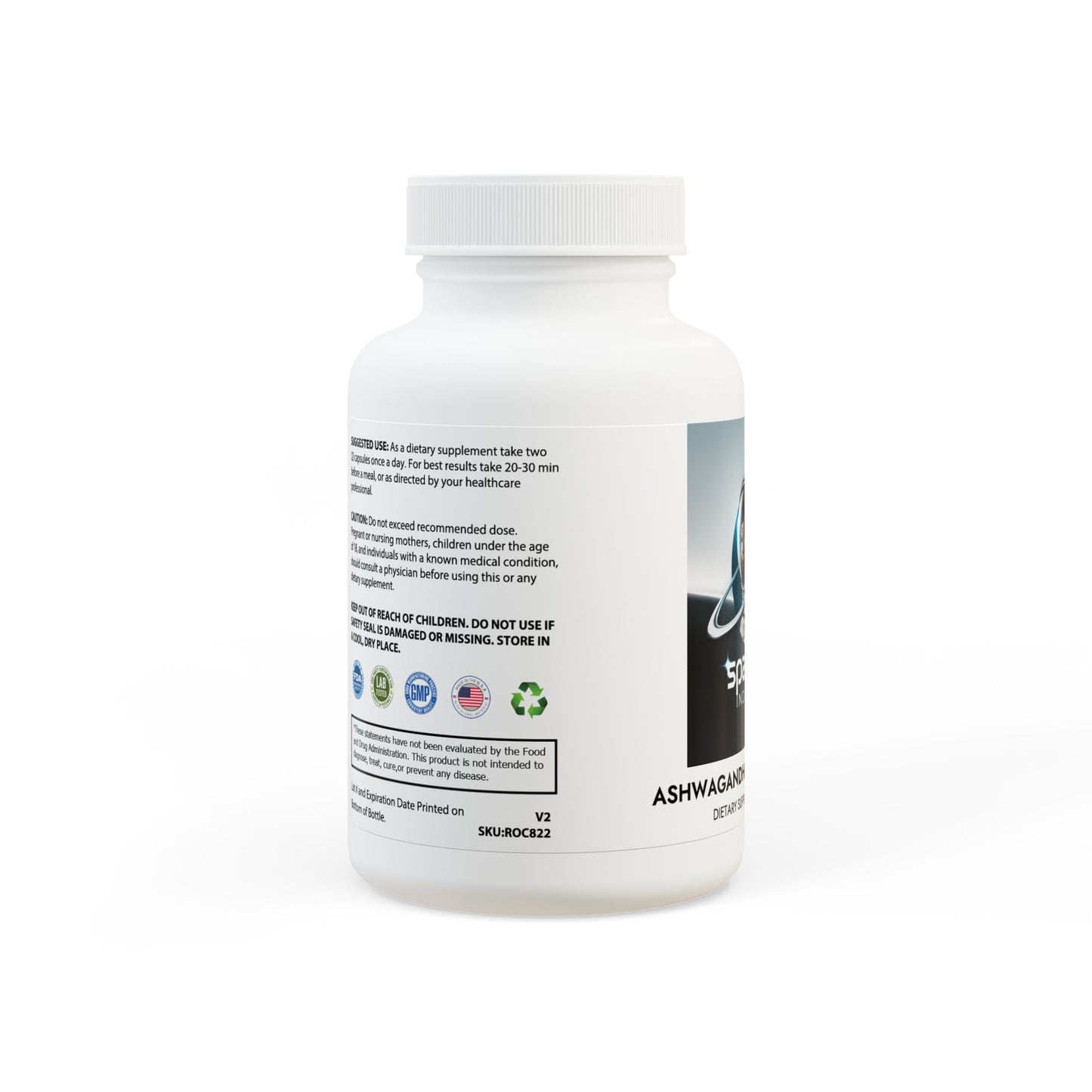 Ashwagandha and Black Pepper Supplement (60 capsules)