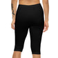 Everyday Black Women’s Capri Leggings - Comfort and Trendy Style, Perfect for Yoga, Running, Casual Wear, Holidays, Workouts