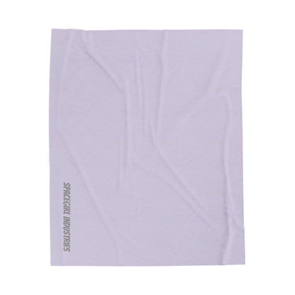 Lavender on Lavender Cozy Velveteen Plush Blanket, Soft Throw for Home, Perfect Gift for Holidays, Comfort Blanket, Ideal for Relaxation and Snuggling