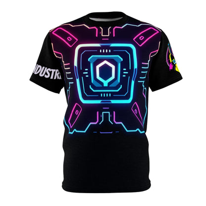 Vibrant Graphic Tee for Bold Expressive Wear, Unisex Tee, AOP T-Shirt, Festival Clothing, Streetwear, Unique Gift Idea