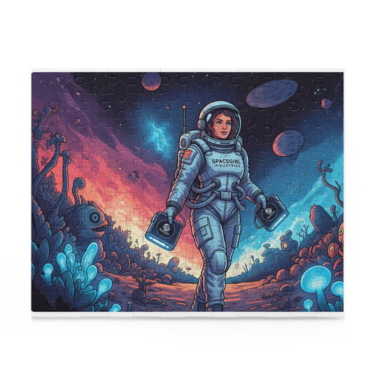 Cosmic Adventure Puzzle - 120, 252, 500-Piece | Outer Space Decor, Gift for Astronaut Lovers, Family Game Night, Educational Fun, Kids Toys
