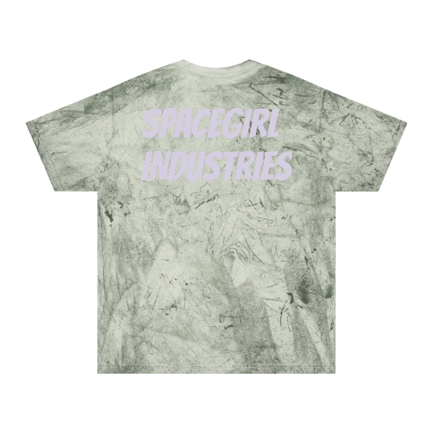 Vibrant Unisex T-Shirt - Spacegirl Industries, Colorful Tie-Dye Tee, Casual Summer Style, Birthday Gift, Unique Graphic Tee