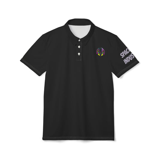 Space Innovator Unisex Polo Shirt, Stylish Casual Wear, Perfect for Space Enthusiasts, Birthday Gift, Everyday Comfort, AOP Design