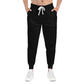 Everyday Black Athletic Joggers _ Comfort & Performance, Sportswear, Fitness, Lounging, Activewear, Running, Gift for Him/Her