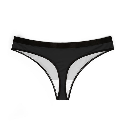 Everyday Black Women's Thong-  Comfortable Underwear, Everyday Essentials, Lingerie Gift, Fashionable Intimates