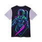 Spacegirl Industries Unisex Tee, Trendy Graphic T-Shirt, Casual Streetwear, Gift for Space Lovers, AOP Tee for Unique Style