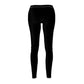 Everyday Black Womens Casual Leggings- Stylish Activewear, Fitness Leggings, Everyday Comfort Pants, Yoga & Lounge Wear