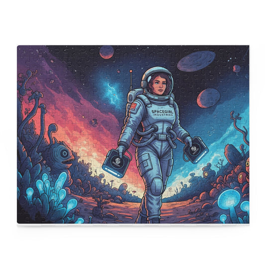 Cosmic Adventure Puzzle - 120, 252, 500-Piece | Outer Space Decor, Gift for Astronaut Lovers, Family Game Night, Educational Fun, Kids Toys