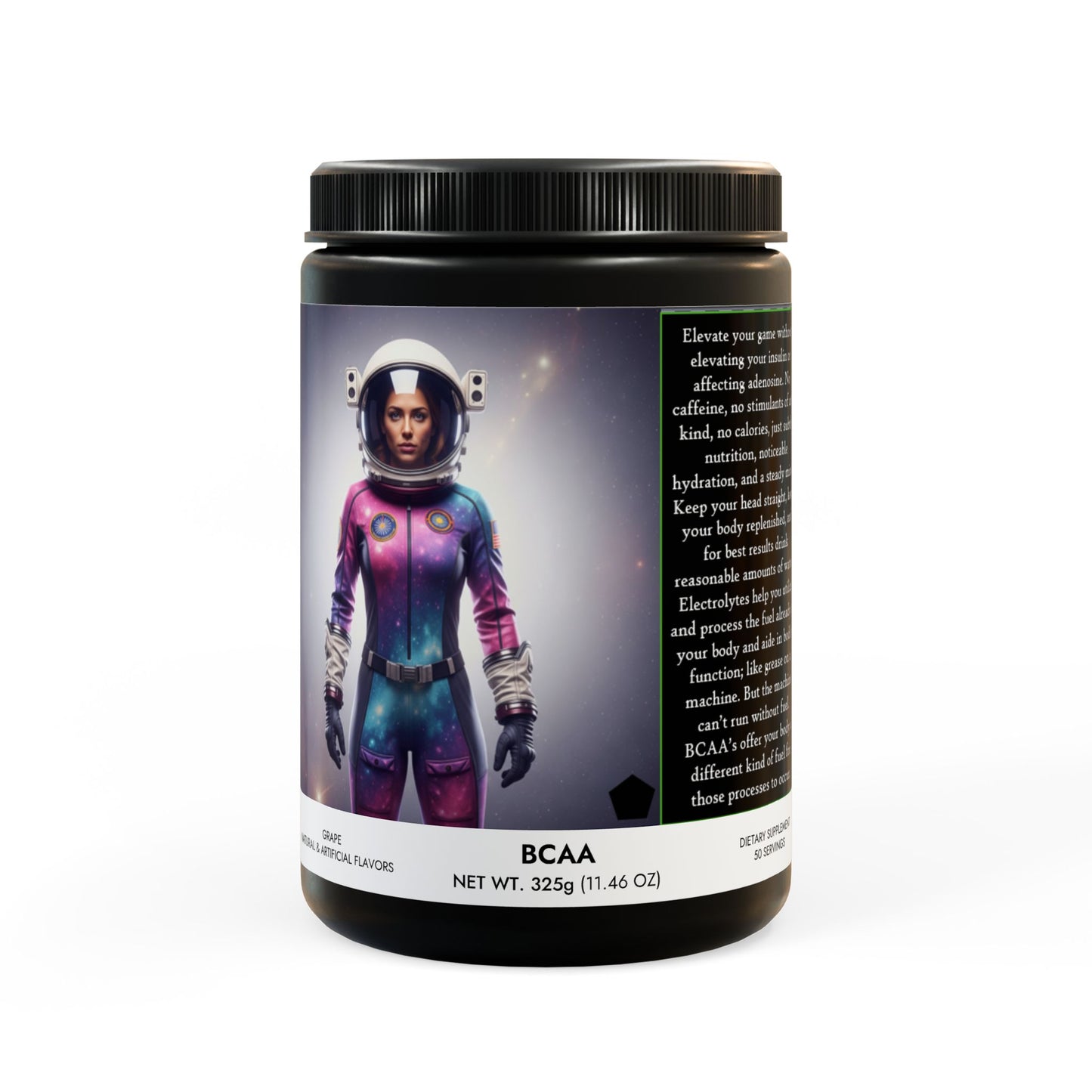 BCAA Supplement, Grape (325g, 11.46oz, 50 servings)