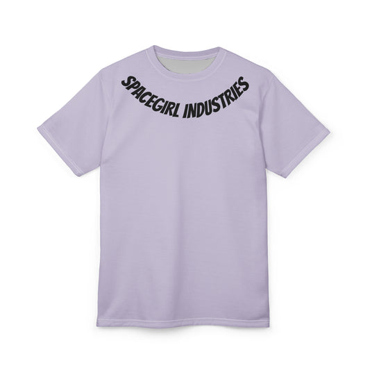 Spacegirl Industries Unisex Tee, Trendy Graphic T-Shirt, Casual Streetwear, Gift for Space Lovers, AOP Tee for Unique Style