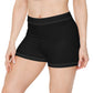 Everyday Black Women's Activewear Shorts, Stylish Summer Bottoms, Gym Wear, Athleisure, Fitness Apparel, Casual Summer Shorts