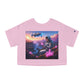 Cosmic Spacegirl Cropped T-Shirt