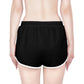Everyday Black Versatile Women's Relaxed Shorts- Summer Lounge Wear, Beach Cover-Up, Fitness Shorts, Casual Outdoor Gear