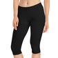 Everyday Black Women's Capri Leggings Below The knee-  Stylish Athleisure Pants, Perfect for Yoga, Workout, and Casual Wear, Summer Fashion Essentials