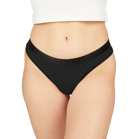 Everyday Black Women's Thong-  Comfortable Underwear, Everyday Essentials, Lingerie Gift, Fashionable Intimates
