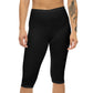 Everyday Black Women’s Capri Leggings - Comfort and Trendy Style, Perfect for Yoga, Running, Casual Wear, Holidays, Workouts